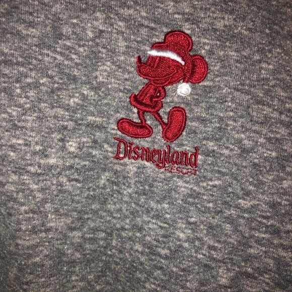 Disneyland Resort holiday MickeyMouse Grey Sweater - Picture 3 of 4